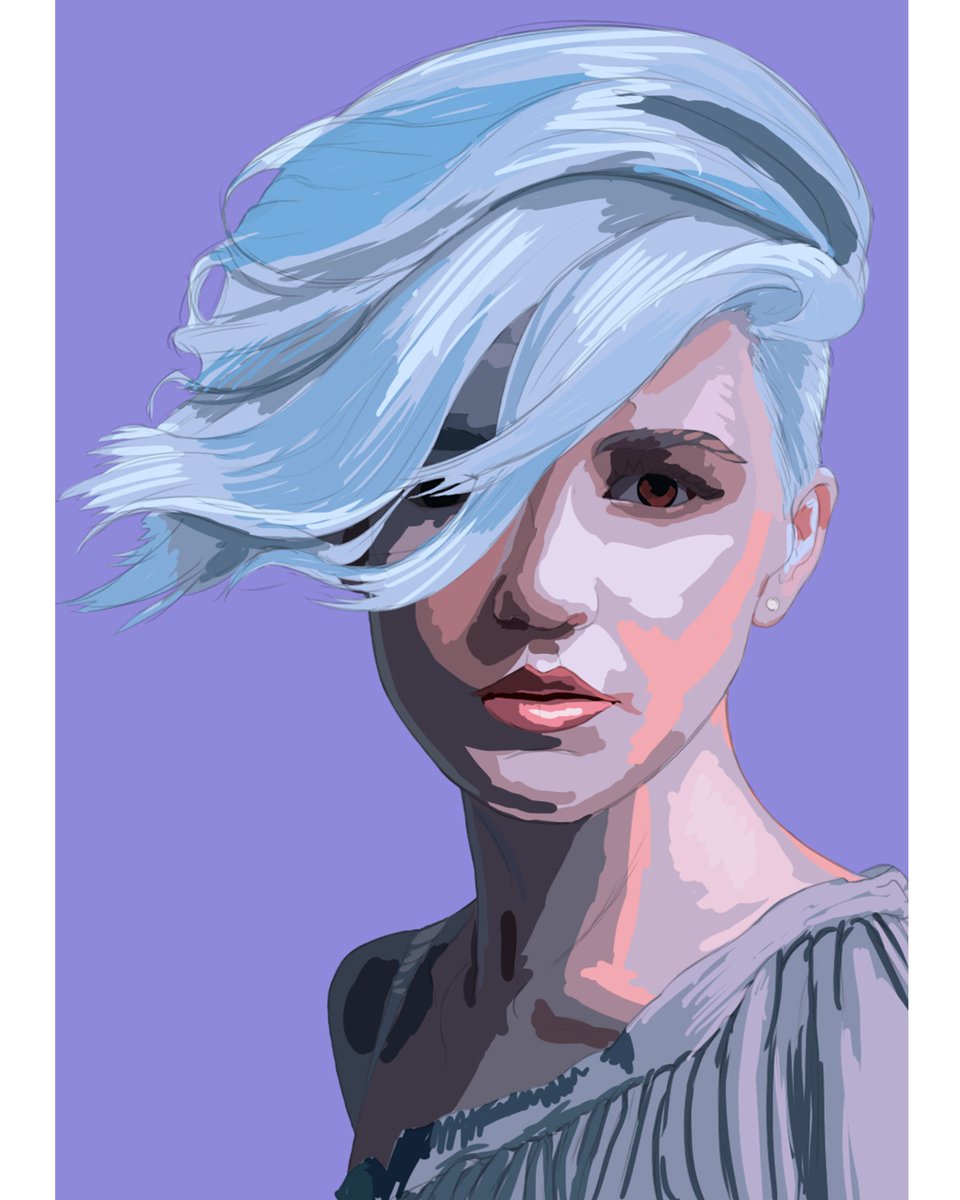 RSTru100's tweet photo. One Week Portrait- Day 2 Flatcolors ๐จ
@paintable.cc
#oneweekportrait #paintablecommunityย #portraitย #digitalportrait https://t.co/IDDOuVbjyE