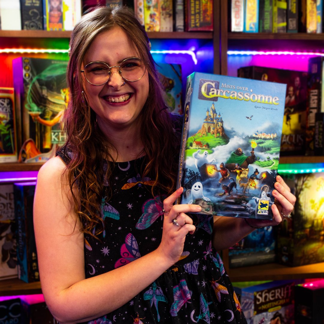WestNerds's tweet photo. Not only do you get a difficult but rewarding Co-Op Game but you also get some adorable ghost meeples! Just wish there was Dog Meeples too - Bri
#boardgames #boardgame #boardgamestream https://t.co/CRvFM78EnK