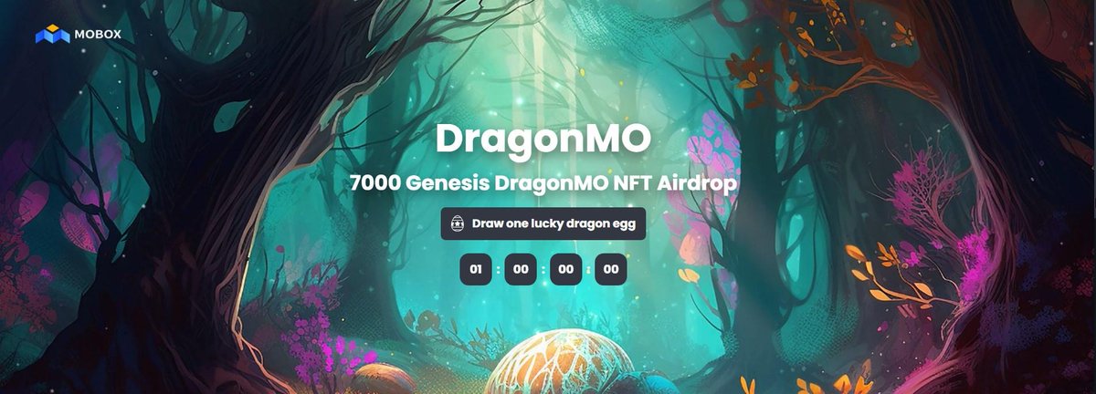 🐉🚀 Don't miss out on the DragonMO Airdrop! 

✨The snapshot is in 24 hours✨

Make sure you're eligible with your veMBOX, MOMO hashrate, or MOMOverse building level. 

Get ready for an epic adventure in 🐉DragonMO! 

#MOBOX #DragonMO #Airdrop #NFTAirdrop