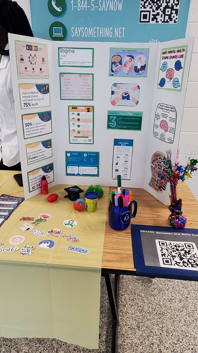 Hyltoncares's tweet photo. Monday was Mindful Monday and our counselors were in full force during all lunch shifts with all sorts of fun fidget and mindfulness tools! With Day 1 of #betweenthebells on a roll, we had so many students already taking the pledge to be #stigmafree - way to go @HyltonBulldogs ! https://t.co/w3p8HsEubR