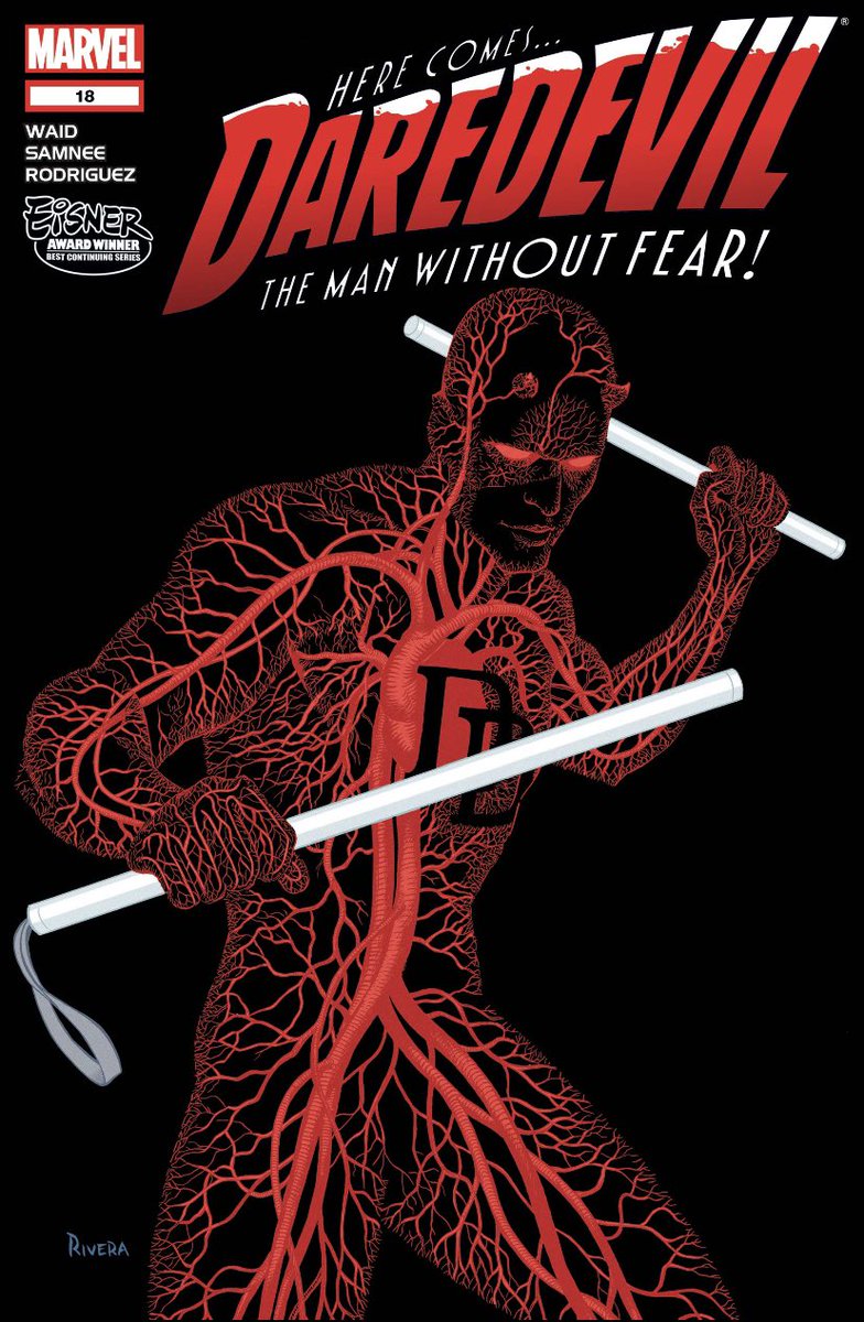 Daredevil #18 Cover - Art by Paolo Rivera 
#Daredevil #MattMurdock 
#Marvel #MarvelComics
#circulatorysystem #anatomy