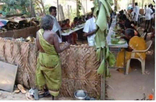 finally_dude's tweet photo. #பசி மட்டும் தான் என்றால் பந்தியில் அமர்ந்துஇருப்பாள் # சாதியும் சேர்த்து இருப்பதால் நாதியற்று நிற்கிறாள்...#100hrs 💯😔#finallydude #tamilmemes #Memes #TrendingNow #TrendingTopics #Trending https://t.co/EIbdSFcUtc