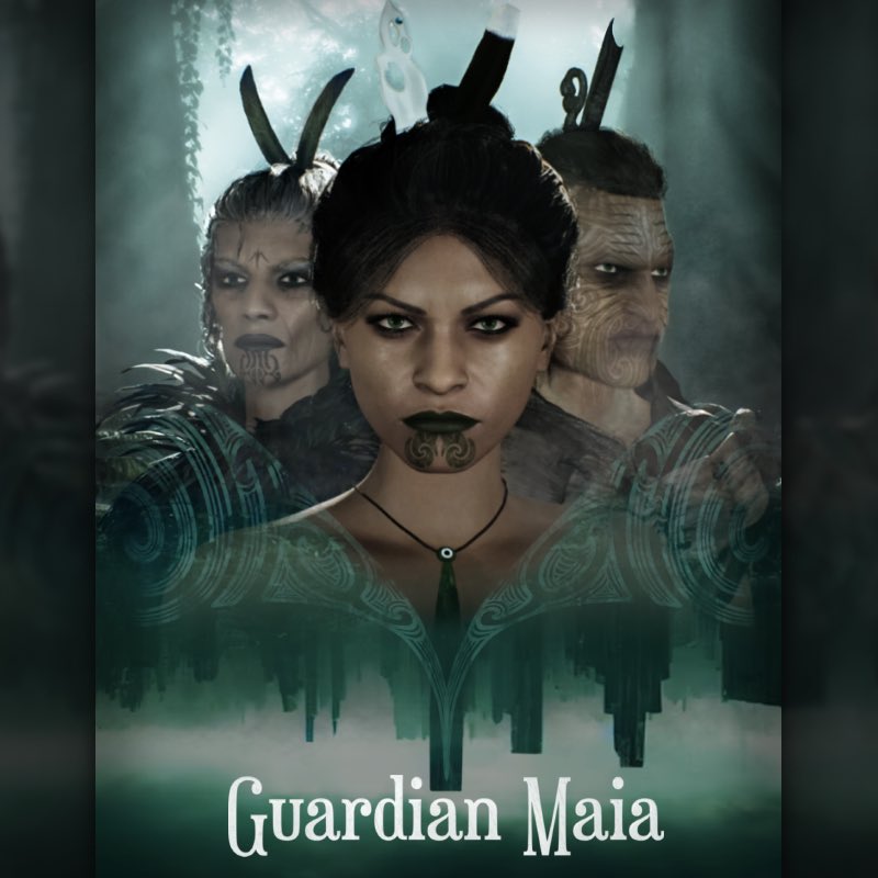 First go at a promotion poster for Guardian Maia.