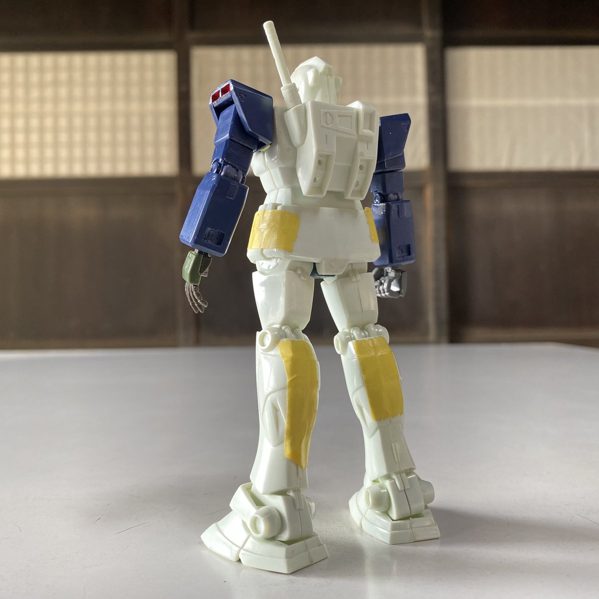 ImaizumTakaYUKI's tweet photo. 旧キットジムIIを作っています。

#ジムII
#GMII
#RMS179
#RGM79R
#黒いジム
#ガンプラ
#GUNPLA
#旧キット
#当時ものキット
#みんな大好きジム
#なかなか完成しません https://t.co/w3HvZGmcsG