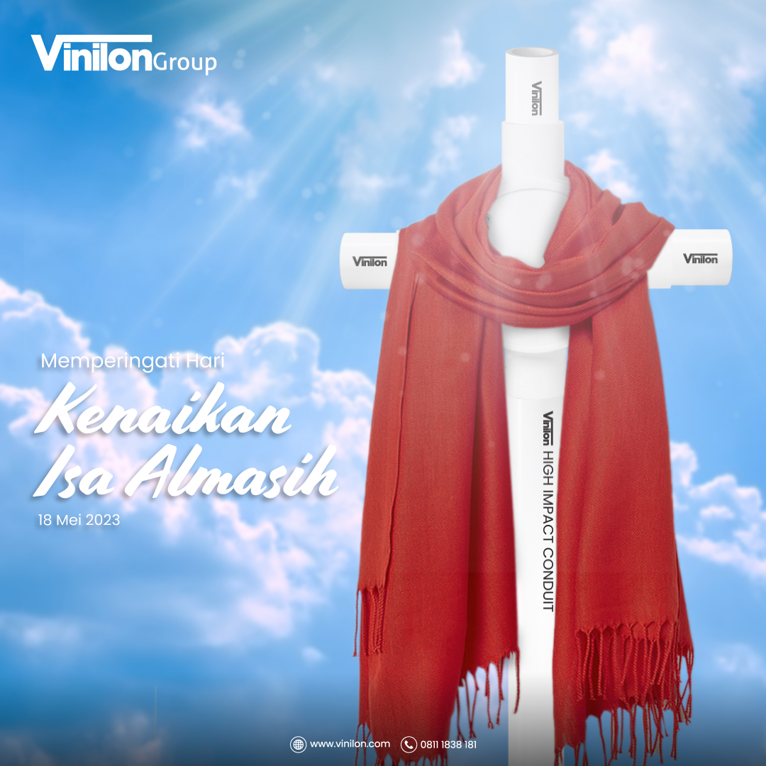vinilon_group's tweet photo. Selamat memperingati Hari Kenaikan Isa Al Masih. Semoga kita semua selalu berada dalam berkah dan cinta kasih-Nya. #vinilongroup #vinilon #sistemperpipaan #pilihanterbaik #kuatdanlentur #generasikuatdanlentur #pipa #solusisistemperpipaan #pilihanpipayangtepat #kenaikanisaalmasih https://t.co/2bYxpWK8RG