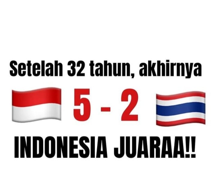 Sudah di kasih cuma 2-1 malah minta 5-2🤣🤣🤣
#TimnasDay 🇮🇩
#SEAGames2023 
#GarudadiDadaku 
#IndonesiavsThailand