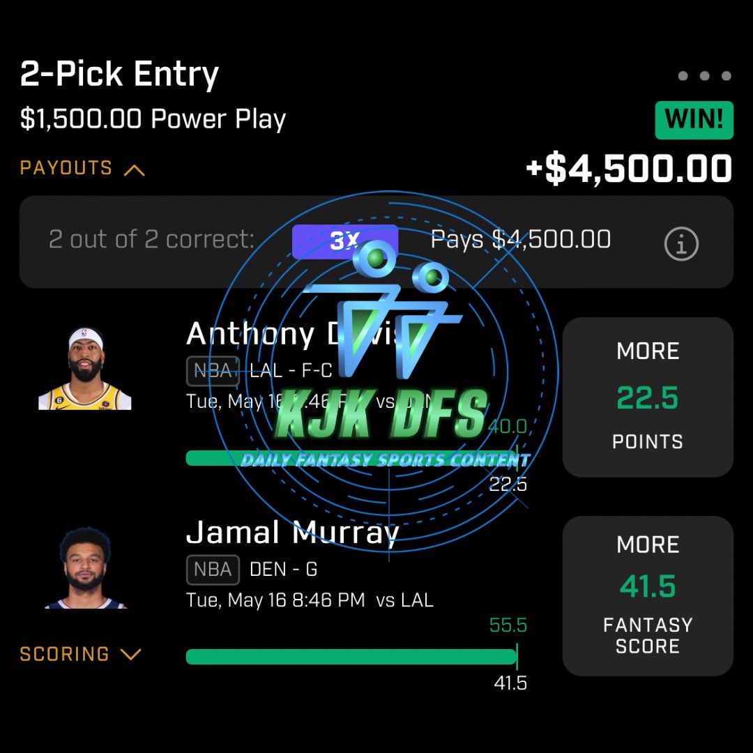 kjk_dfs's tweet photo. IT PAYS TO BE A KJK DFS VIP MEMBER 🙌🙌🙌💰💰💰

JOIN THE KJK DFS VIP SQUAD TODAY 🙌💯💰👇
https://t.co/tprrweappP

#PlayerProps #PrizePicks #UnderdogFantasy #ThriveFantasy #ParlayPlay #NBA #NBAPlayoffs #YouTube #YouTuber #NBAPicks #KJKDFS #KJKDFSVIP https://t.co/8YyVLfGuFe