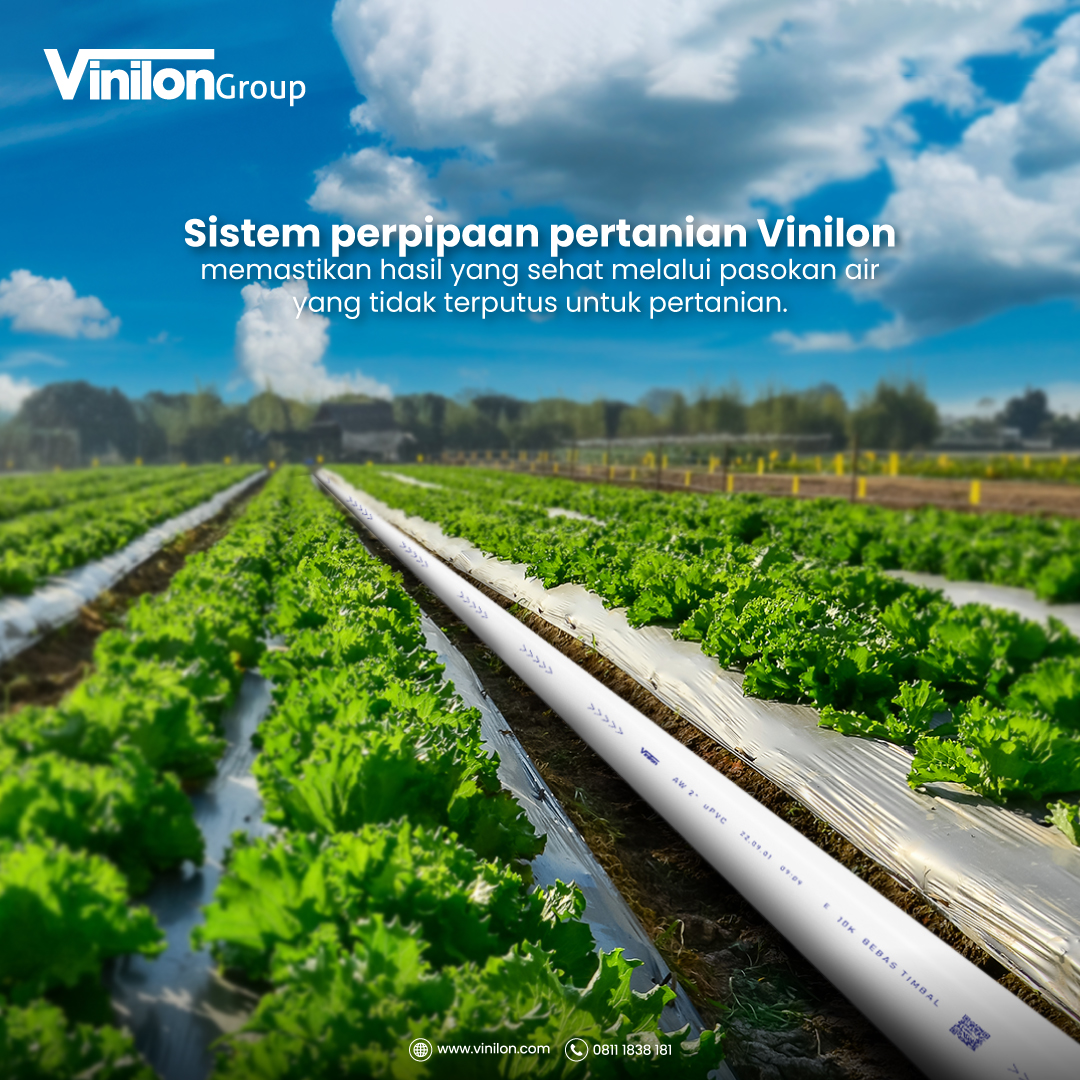 vinilon_group's tweet photo. Vinilon Group turut serta mengalirkan air untuk kehidupan bersama mendukung sistem pertanian Indonesia yang semakin maju. #vinilongroup #vinilon #sistemperpipaan #pilihanterbaik #kuatdanlentur #generasikuatdanlentur #pipa #solusisistemperpipaan #pilihanpipayangtepat https://t.co/hGWe5zjYd2
