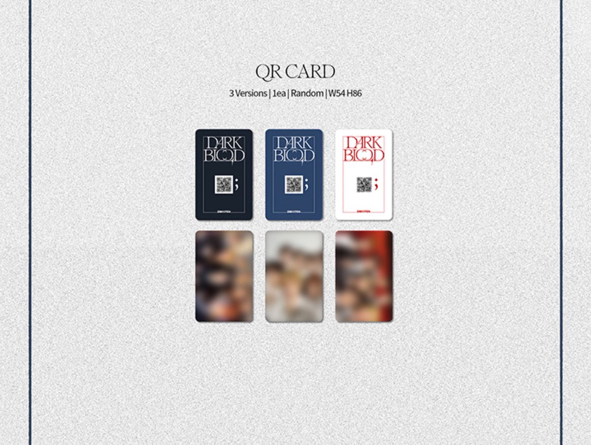 lugicartz's tweet photo. ꒰ #lugeebns ꒱ ic wts lfb ph ww 

enhypen dark blood weverse version tingi 

♡ random A version - 150
♡ random B version - 150
♡ concept pc - 50 ea
♡ random group qr, outbox, pob - 50

♡ take all for 600

reply or dm to claim 💗 https://t.co/WoWsXGgOpO