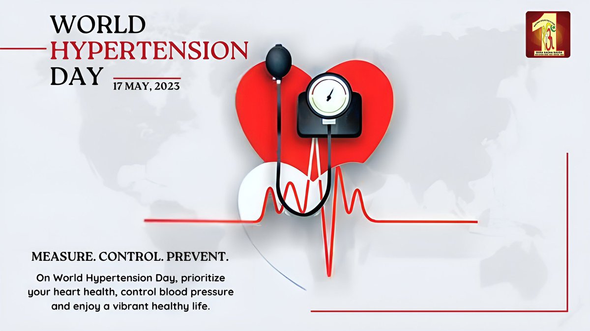DSSNewsUpdates's tweet photo. Today's busy lifestyle and lack of time management often creates stress! Thus it is even more important to monitor and manage the blood pressure to maintain the good health. 

On this #WorldHypertensionDay, let's learn to practice precaution, prevention, cure and continuous monitoring to control hypertension & live a healthier life.