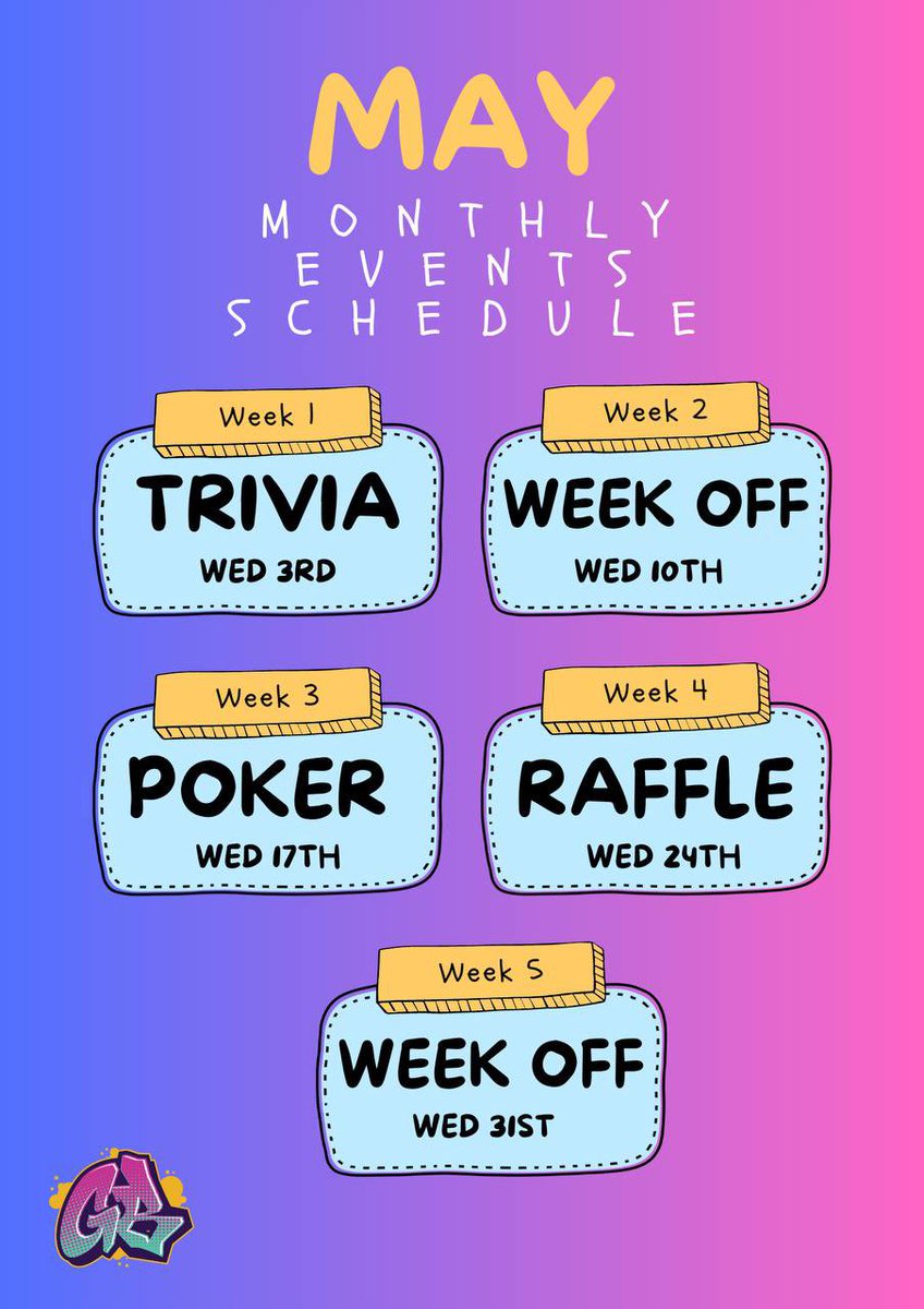 GymBros_NFT's tweet photo. GB Fam!

Here’s a little look at our upcoming events for this month! 🙌🏻

We’ve got a Poker Tournament tonight at 7pm AEST, so head over to our discord to join in! 

https://t.co/MU1jP2xFuX

See you there! 

#web3community #web3social #poker https://t.co/4YoIoxjZcg