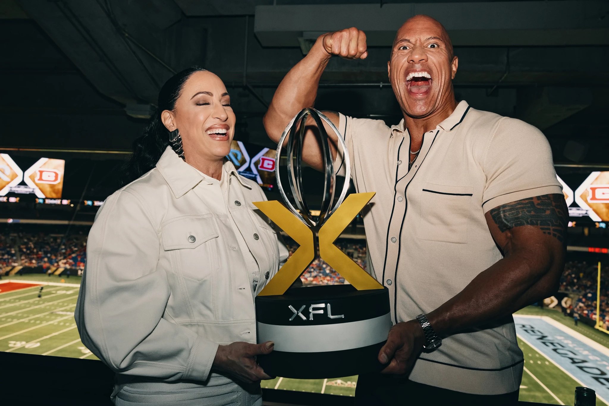 Dwayne Johnson on Twitter: "We did it 🏆 🎊 🤯 🏈 We launched an entire