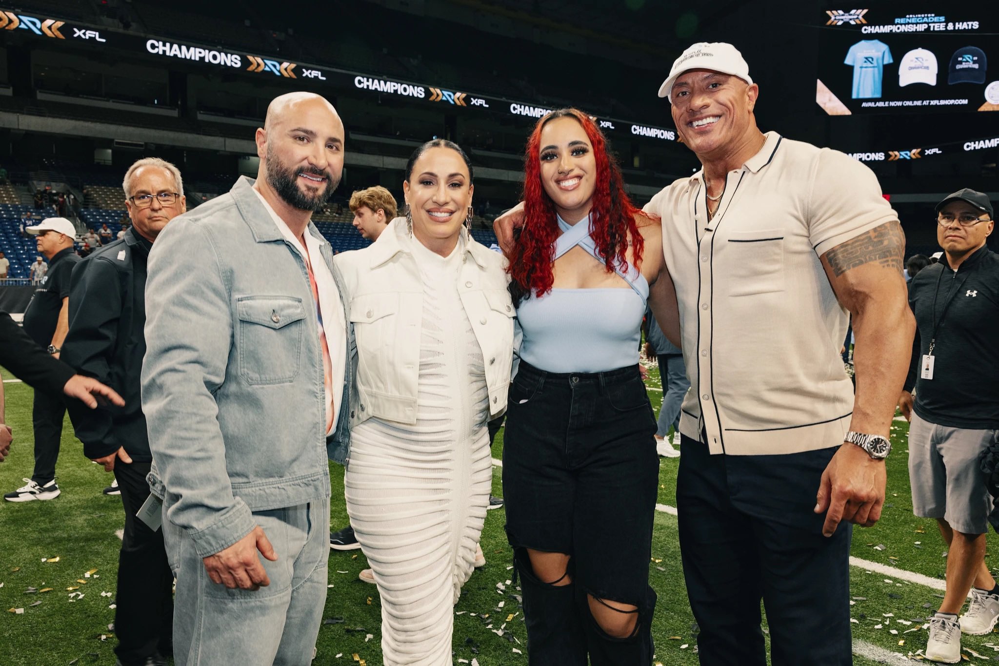 Dwayne Johnson on Twitter: "We did it 🏆 🎊 🤯 🏈 We launched an entire