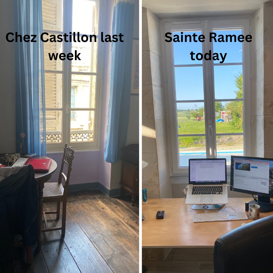JayGarnerWrites's tweet photo. Just back from an incredible retreat with some of the biggest (and most helpful) names in the industry. So motivated to keep working on my debut thriller but this this week the day job will get in the way.😐Here are my parallel desks
#WritingRetreat #Inspiration #WIP #writerslife https://t.co/DYhwNqtRZx