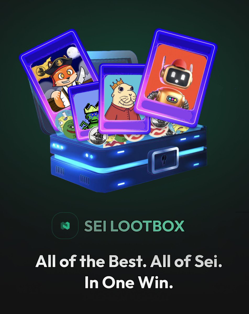 Questify (🎮, 🚢) | P2E on Sei (@questify_gg) on Twitter photo 🚨 AIRDROP ANNOUNCEMENT 🚨
The FIRST Questify LootBox is coming.
The best of Sei, in one box.
Powered by <a href="/SeiNetwork/">Sei</a> 🤝 <a href="/sparrowswapxyz/">Sparrowswap</a> 🤝 <a href="/MizuMarket/">Mizu | The Sei Marketplace</a> 🫡
Join Now:
💰 Like, retweet and follow the accounts tagged 💰
(Bonus points if you can spot all the prizes) 🚨 AIRDROP ANNOUNCEMENT 🚨
The FIRST Questify LootBox is coming.
The best of Sei, in one box.
Powered by <a href="/SeiNetwork/">Sei</a> 🤝 <a href="/sparrowswapxyz/">Sparrowswap</a> 🤝 <a href="/MizuMarket/">Mizu | The Sei Marketplace</a> 🫡
Join Now:
💰 Like, retweet and follow the accounts tagged 💰
(Bonus points if you can spot all the prizes)