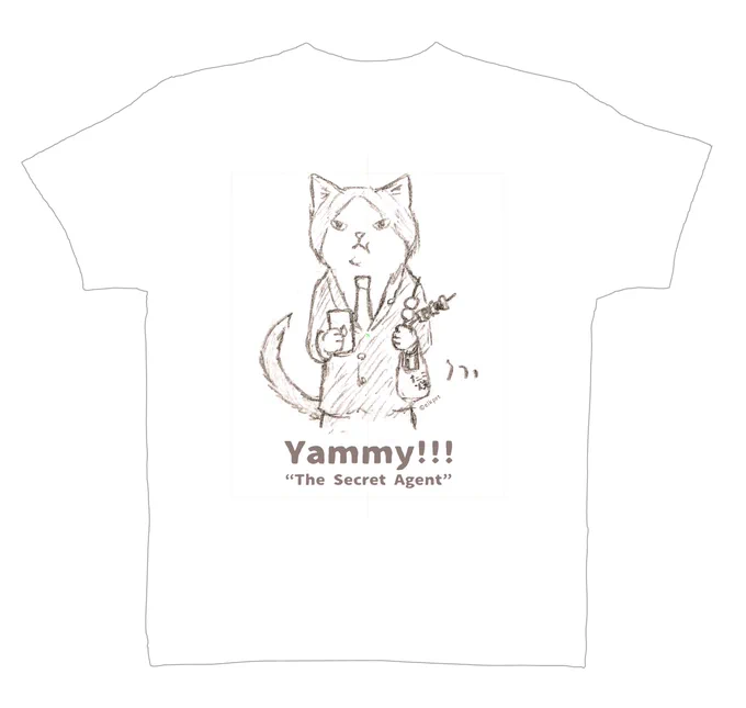 そろそろ夏Tが欲しいので開発中👕 綴り間違いYummy!だった🙄