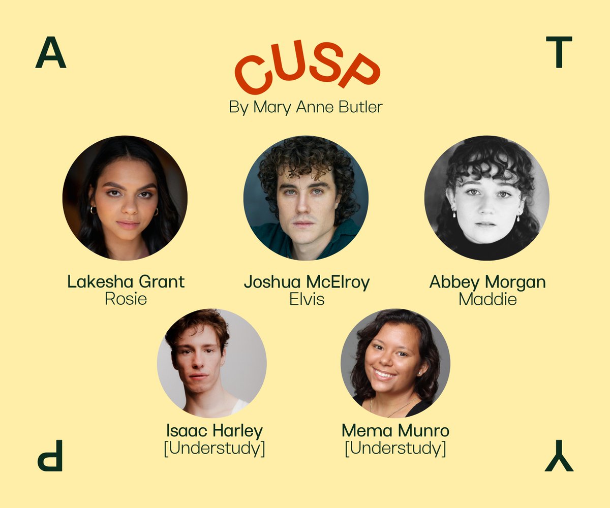 Meet the cast of CUSP 2023 ✨

Our gorgeous cast will be on the road over the next few months, bringing CUSP to audiences across the country. First stop – The Rebel Theatre! 

CUSP 
24 May – 3 June 
🎟 bit.ly/ATYP_CUSP23