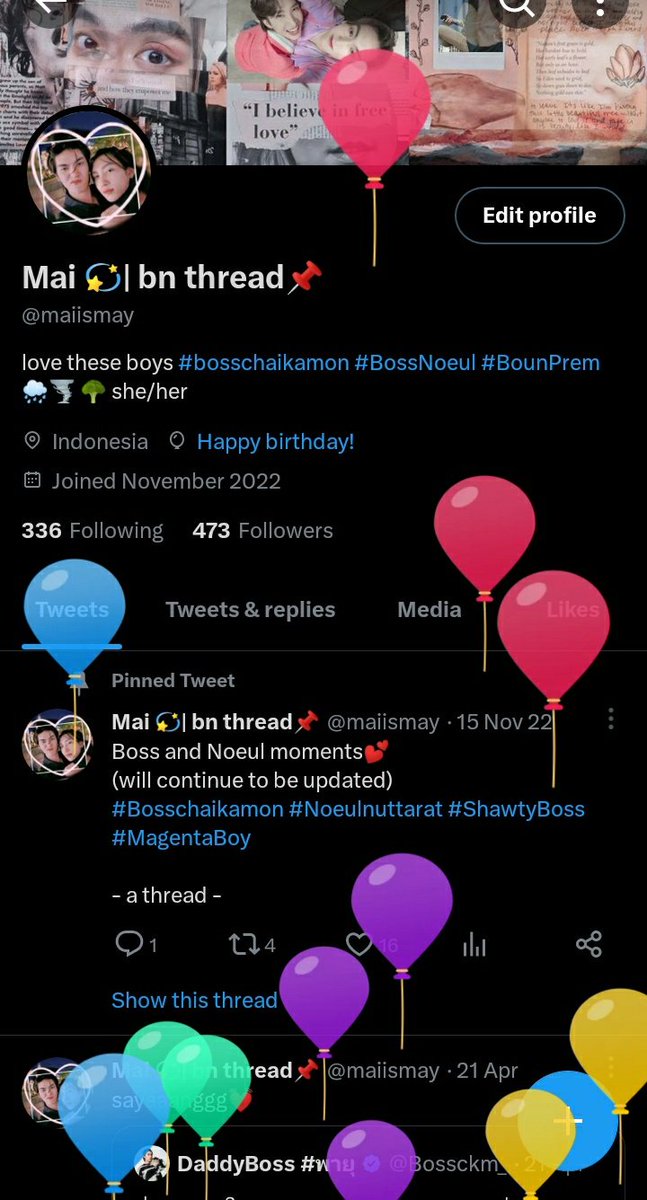 maiismay's tweet photo. the owner of this acc turning 25 y.o today 🫣 https://t.co/BHHBvGgyge