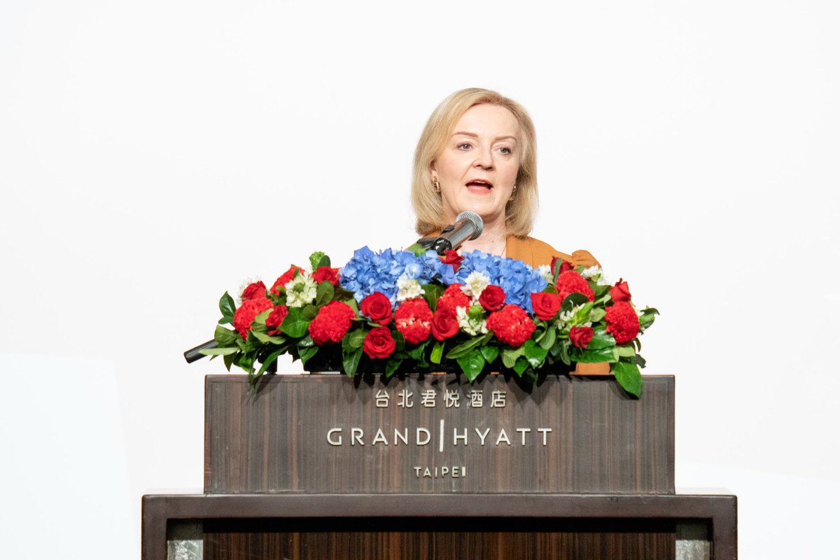 “This is the most consequential place in the world for what is the most consequential struggle of our time.”

Read the speech I have just delivered to the <a href="/ProspectF/">遠景基金會 Prospect Foundation</a> in Taipei 👇🏻
elizabethtruss.com/news/speech-pr…