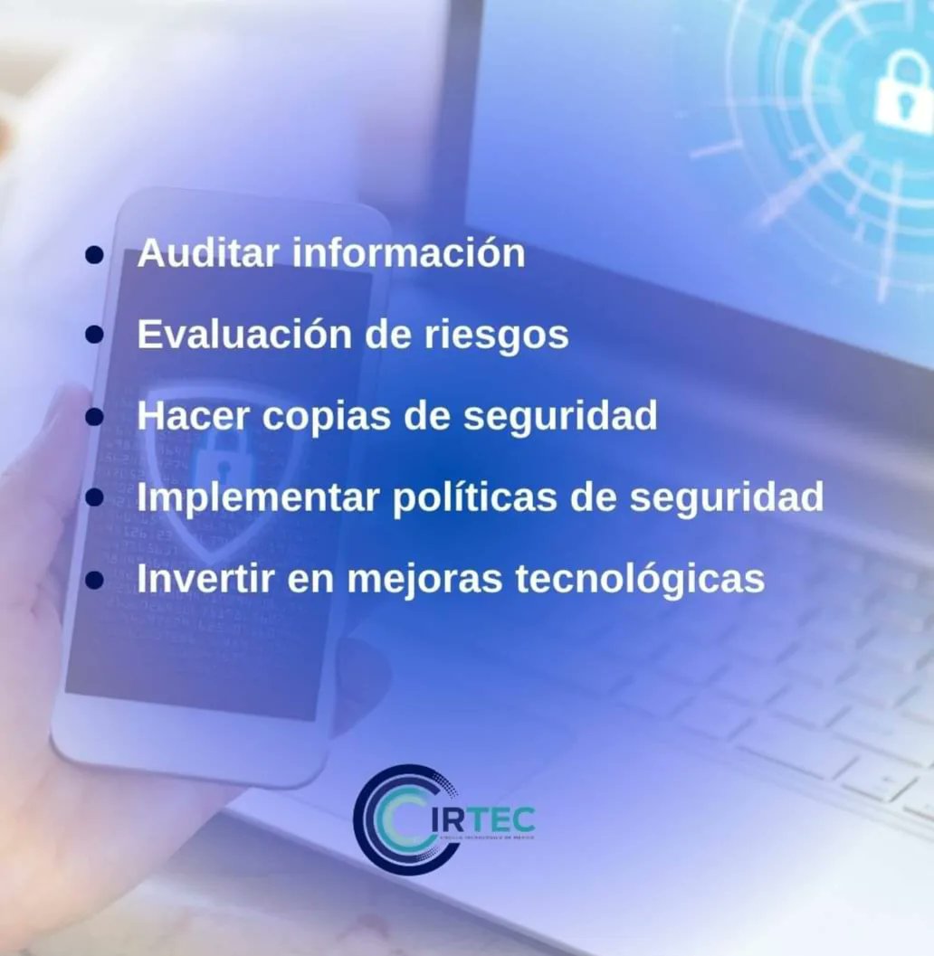 CirtecMx's tweet photo. Una empresa protegida es una empresa resiliente. Con nuestras herramientas de ciberresiliencia protege a tu empresa de cualquier ataque. 

Contáctanos: 55 4609 7188
E-mail: contacto@cirtec.mx
.
.
.
#ciberresiliencia #ciberseguridad #cirtecmx #solucionestecnologicas https://t.co/ObH7Ecw1P0