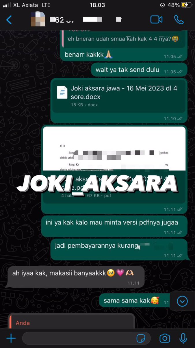 joki_aksara's tweet photo. hai hai, kalian ada tugas bahasa jawa dan aksara jawa yg bikin kalian risau? yuk langsung hubungi minSara aja nih, pake jasa kita dijamin bakal cepet selesai tanpa ribet dan galau🤩 bakal sesuai deadline

#jokitugasbahasajawa #jokitugasmurah #jokiaksarajawa #jokitranslateaksara https://t.co/4v8l07AiyI