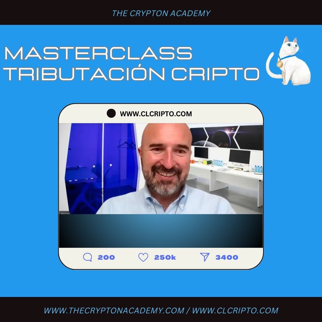 CriptoLegal_Es's tweet photo. 🚀📈💰 ¡Colaborar entre empresas del ecosistema cripto español es clave para seguir avanzando! Por eso hemos colaborado con @TheCryptonAcademy en una master class sobre fiscalidad de criptomonedas. Si necesitas ayuda ¡No dudes en contactarnos! #fiscalidadcripto #impuestoscripto https://t.co/KtaczBHTwH