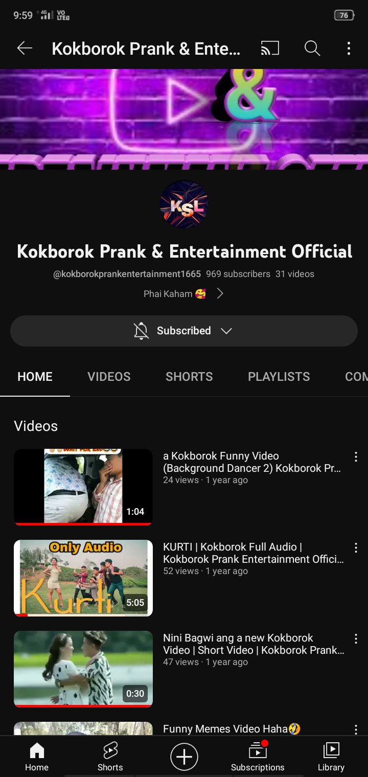 New kokborok shop funny video