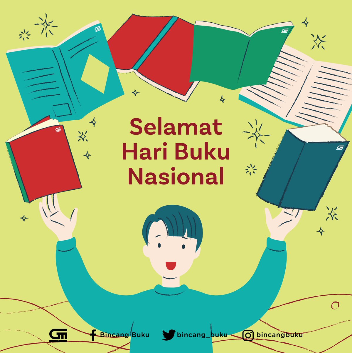 bincangbukugpu's tweet image. Selamat Hari Buku Nasional, Guys! Adakah buku nonfiksi terbitan GPU yang baru-baru ini kamu baca dan sangat berkesan buatmu? Kalau ada, coba ceritain di kolom komentar ya!

#gibah #siapsehat #haribukunasional #bukugpu #bukugramedia #bincangbuku