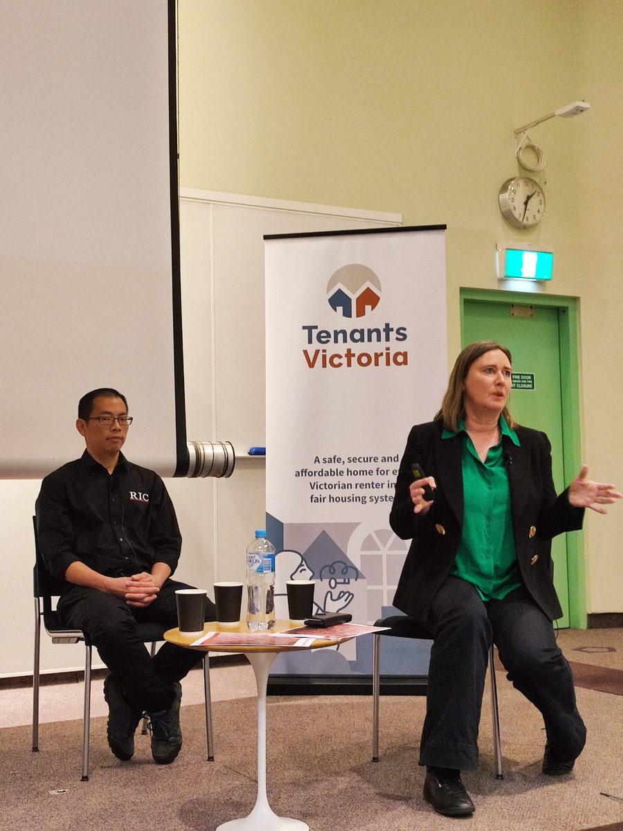 TenantsVic's tweet image. Thanks to all who attended our mould talk today ⁦at ⁦@RMIT⁩ : panellists ⁦@rebecca_bentley⁩ ⁦@NicolaWilland⁩ and Tim Law were enlightening. Our lawyer Georga Wootton chaired the #LawWeek event. Catch up on the issue here: abc.net.au/news/2023-05-1… #renting