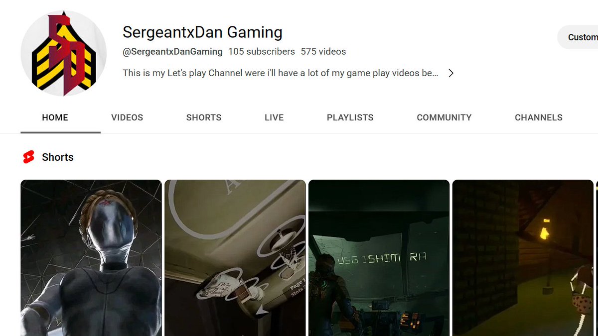 SergeantDan on Twitter "Didn't realize that my let's play channel hit