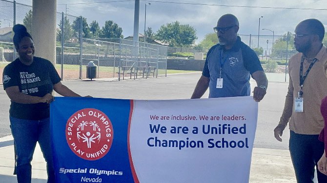 cjstemacademy's tweet photo. Today was a great day as we were celebrated for being named a Unified Champion School. 🎉👏 https://t.co/sbWRBBgwPu