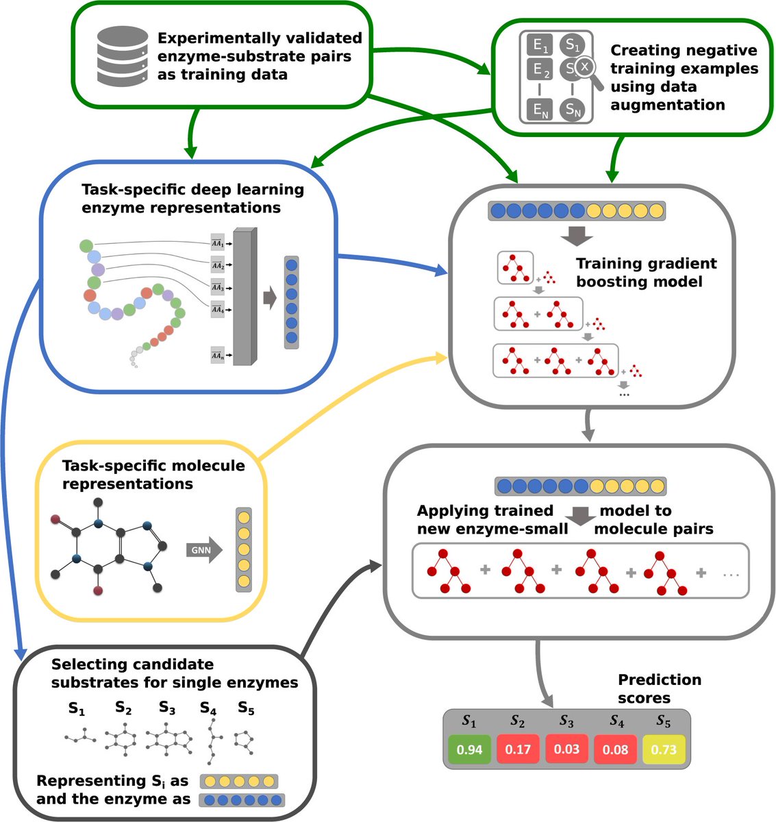 Martin Lercher (@martinjlercher) on Twitter photo Can my enzyme process this substrate? Alex Kroll developed a powerful, general deep learning model to answer this question, just published in <a href="/NatureComms/">Nature Communications</a>: nature.com/articles/s4146… Can my enzyme process this substrate? Alex Kroll developed a powerful, general deep learning model to answer this question, just published in <a href="/NatureComms/">Nature Communications</a>: nature.com/articles/s4146…