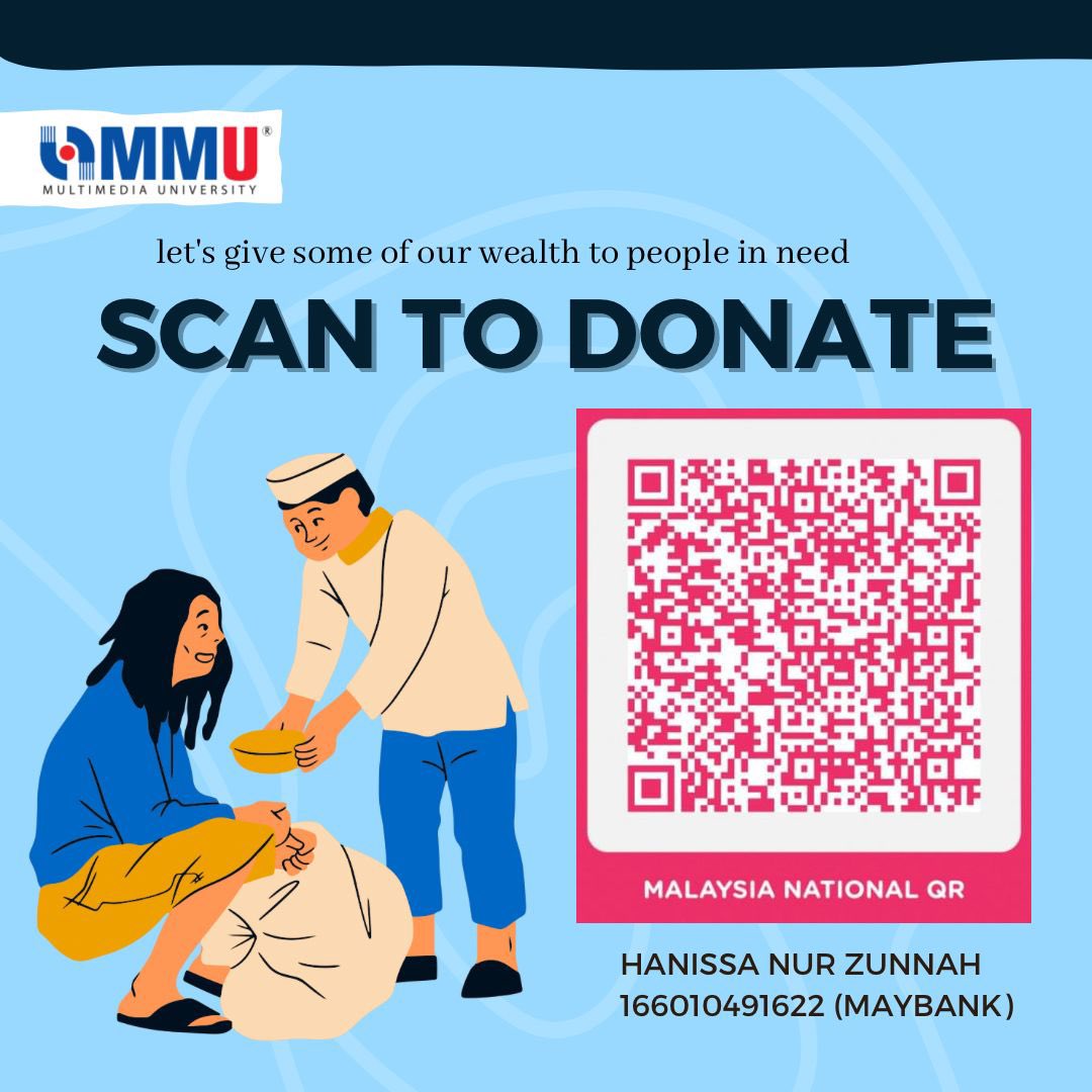 As part of the program , we are accepting donation of BLANKETS & PILLOWS in good conditions .
Donations are accepted through drive-thru’s & drop offs on , 

- Wednesday (24MAY) 
- Friday (19may) 

At Surau MMU,Cyberjaya 

**Find a white BMW (WWG43)

#donation #forabetterlife #mmu