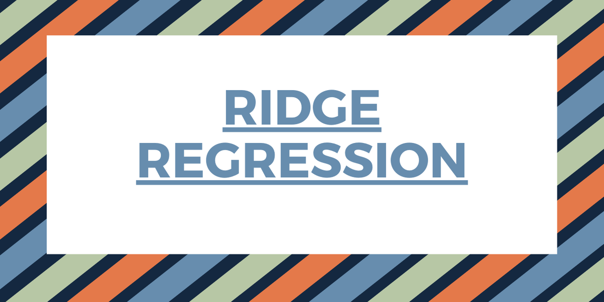 Sachintukumar's tweet photo. Day64 of #100dayswithMachinelearning

Topic - Ridge Regression using Gradient Descent

🧵 https://t.co/9twpFhd3sQ