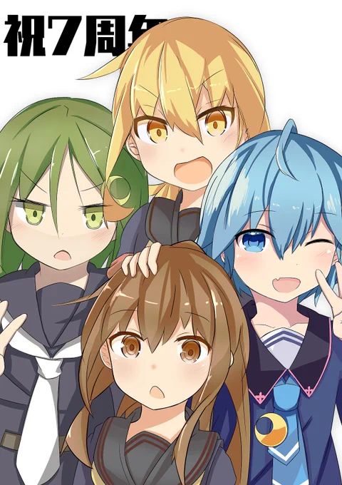 二十二駆の周年絵で分かるかもしれない絵柄の変化