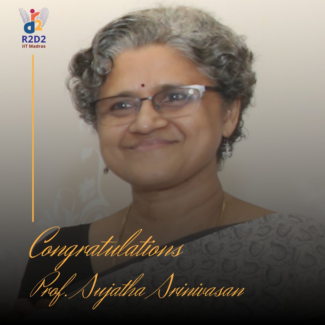 Congratulations Prof. Sujatha Srinivasan on being conferred as an Honorary Professor by University College London! This honour is reflecting your lifelong commitment to knowledge and education. 
#r2d2 #iitm #professor #loveucl