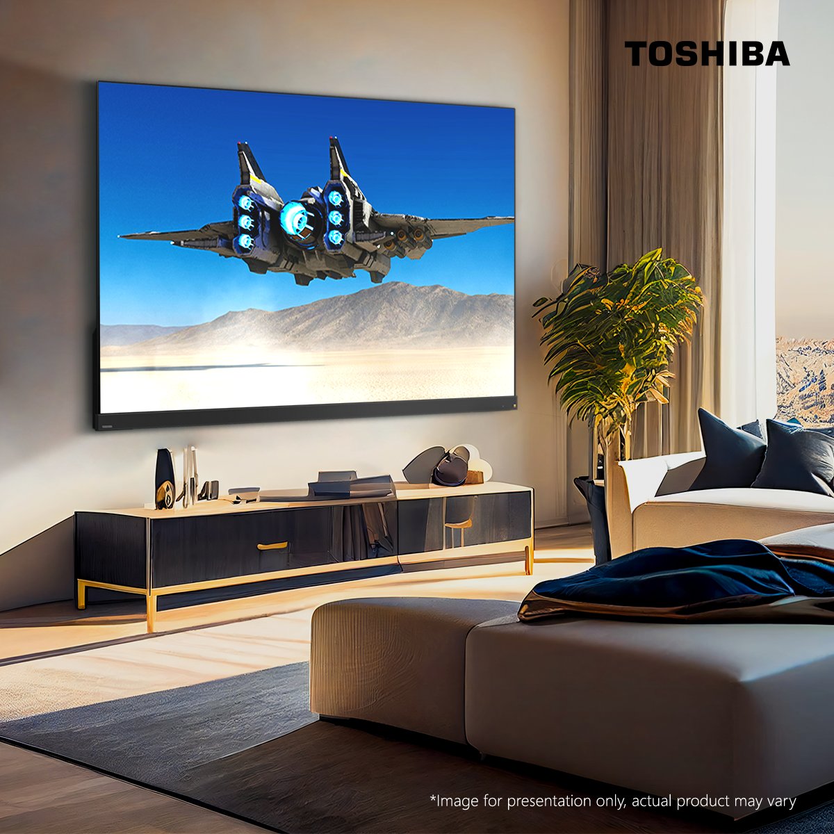 Raise the bar for home entertainment higher with Toshiba TV.

The REGZA Real Sound Adjuster cleverly adjusts treble, mid-range, and bass sounds for an unforgettably unique audio experience.
#HomeEntertainment #ToshibaTV #EssentialDesign #DreamHome #MediaRoom #Theatre