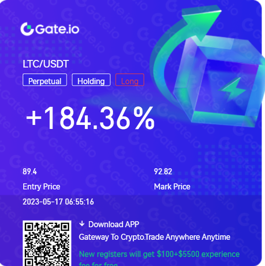 thestarvingdev1's tweet photo. GM! 🚀
This was something really cool to wake up to!

$LTC @gate_io https://t.co/pQzjnvnmp3