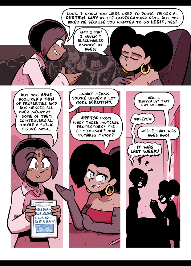 Heck, you don't even need 4+ panel pages to follow this advice, imo. I've been using silhouette panels very liberally for 20 years and I'm not even a little bit sorry about it lol 