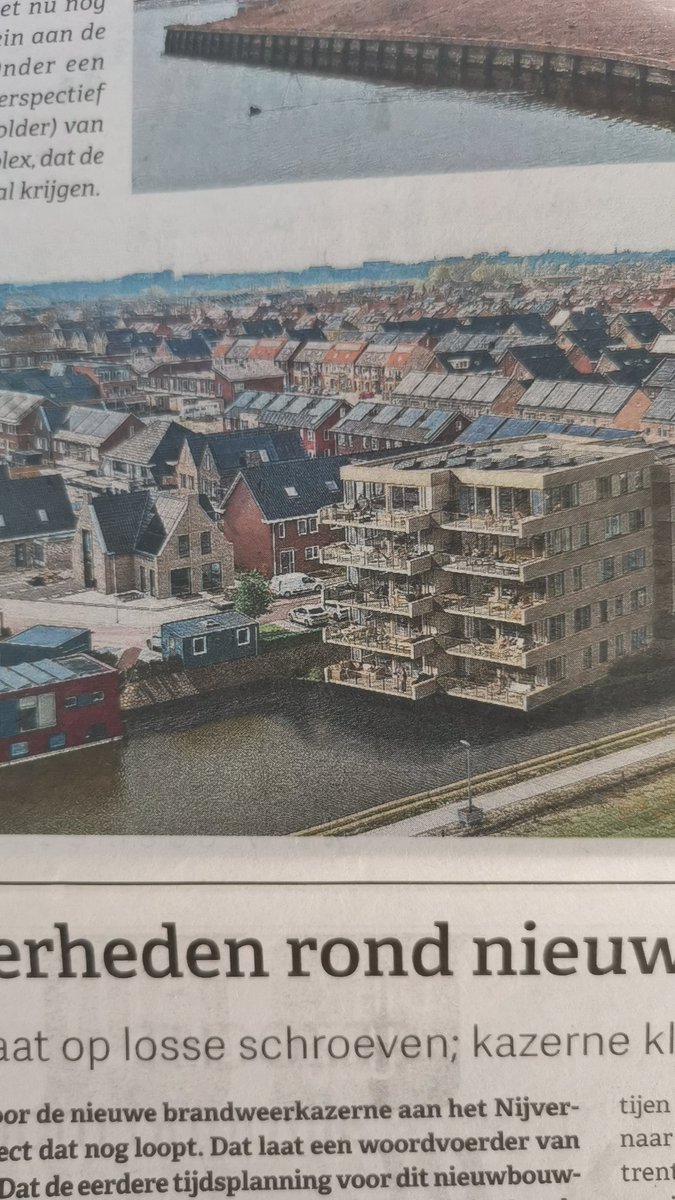 Ja prop tussen weer een appartementen complexje 😏only op #Urk