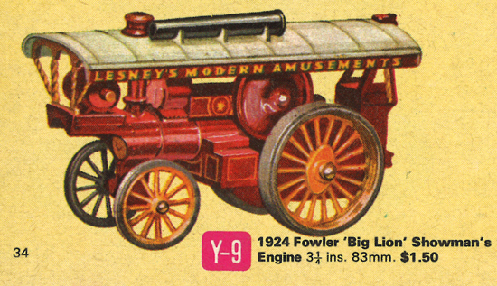 Classic #Matchbox time...1967 Y-9 1924 Fowler Big Lion Showmans Engine