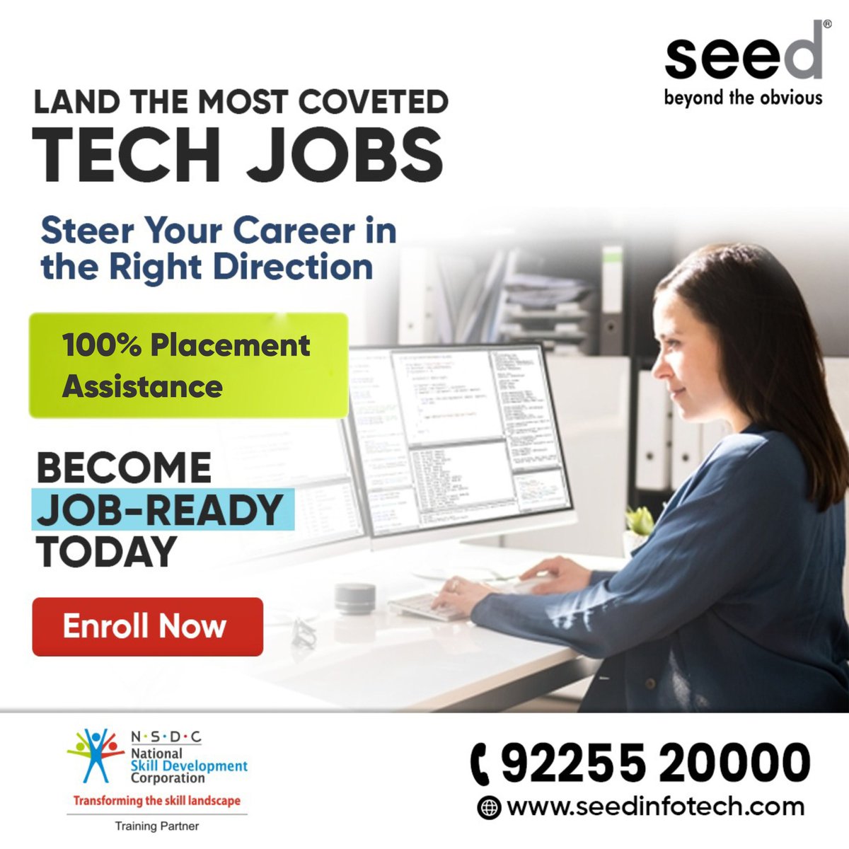 Steer you career in Right Direction.
Become Job Ready.
Join SEED Infotech
for details Visit:
visit: seedinfotech.com
Call: 9225520000
SEED Infotech Ltd.- Best IT Training Institute in Pune, India
#seed #seedjobplacement #placement #job2023 #fullstackjava #java #ITtraining