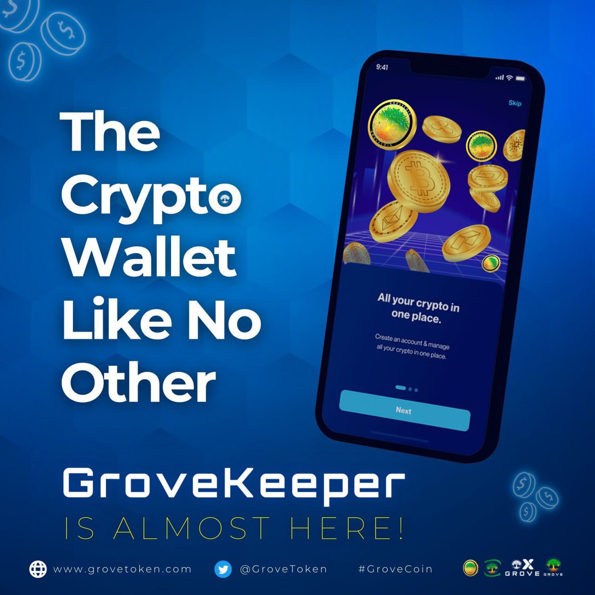 MohamedElsyd168's tweet photo. Building the complete #ecosystem of #GroveCoin 🔄💼 With its own #GroveSwap, #GroveKeeper, and #GroveX
GroveCoin provides a seamless experience for users and developers with #GroveIT @ononadaLabs
Build your project
Swap tokens effortlessly securely store your assets and trade with ease on the GroveCoin exchange

Empowering you with full control over your crypto journey
Join the #GroveGreenArmy and unlock a world of possibilities in one integrated ecosystem! 🚀💫

#GroveX #GroveBlockchain #GroveSwap #GroveKeeper 
#GRV #GRVG #USGD #BNB #ETH #BuildWithGrove #Staking #Farming #NewEra