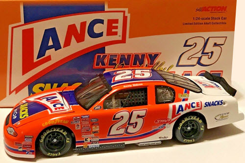 #DiecastForSale on DCR: $12.00 Kenny Wallace #25 Lance Snacks 2000 Chevy Monte Carlo   
diecast.sale/42Ias3o

#kennywallace #nascar #diecast