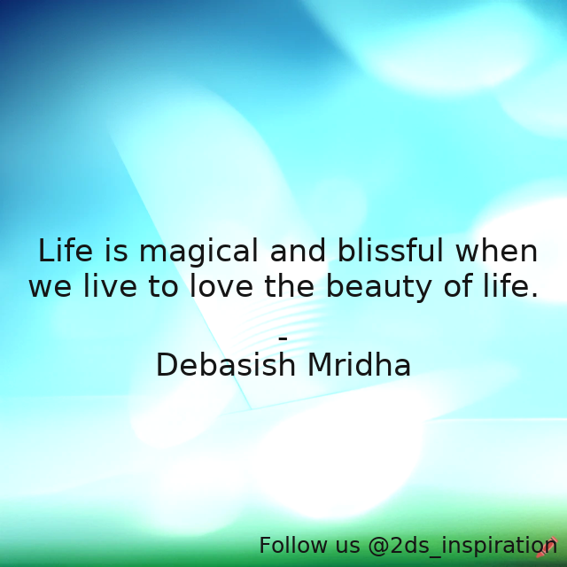Author - Debasish Mridha

#111601 #quote #beautyoflife #debasishmridha #debasishmridhamd #inspirational #lifeismagical #love #philosophy #quotes