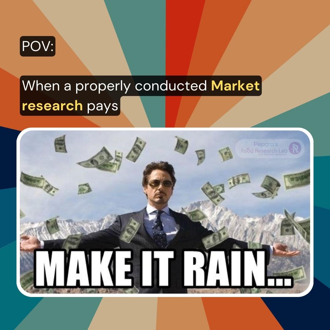 FoodResearchLa1's tweet image. A well-conducted market research is the backbone of a company’s success!
.
.
#foodresearchlab #pepgra #foodresearchlabindia
#foodproductdevelopment #beverageformulation #flavorandfragrance #healthcareanalytics #ingredientintelligence #nutraceuticalformulation #producttesting