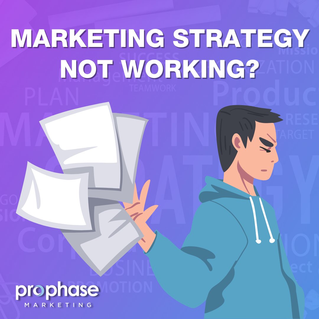ProphaseMktg's tweet image. Does it seem like your marketing strategy just isnt working? Here are 5 reasons why your marketing strategy may not be working: bit.ly/3BPHpQX 

#Prophase #Marketing #ProphaseMarketing #MarketingTip #FullServiceMarketing