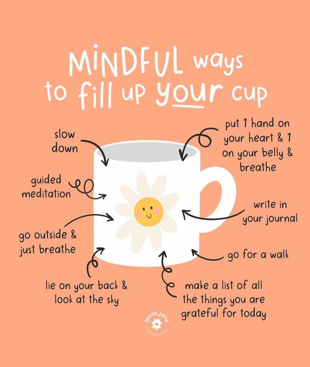 It's important to take time for yourself...you can't pour from an empty cup! #MentalHealthAwarenessWeek #MHmatters #mentalhealthawarenessweek2023 #MentalHealthWeek #wellbeingwednesday