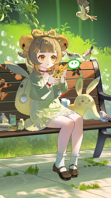 #GenshinImpact 七七和瑶瑶～