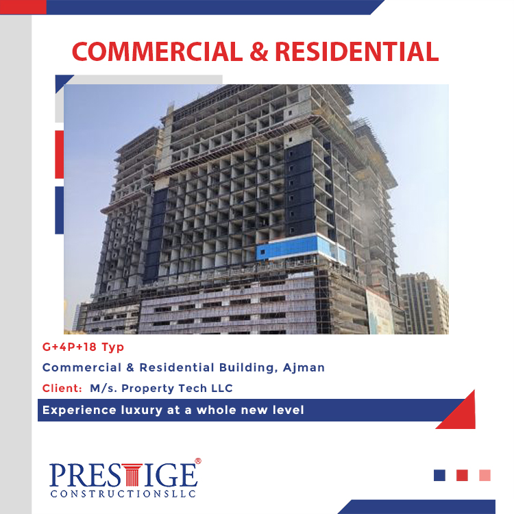 Looking for top-quality residential and commercial buildings in Ajman?Look no further!At Prestige, we specialise in crafting exceptional spaces that exceed expectations. #AjmanBuilders #ResidentialProperties #CommercialBuildings #AjmanRealEstate #QualityConstruction #LuxuryLiving